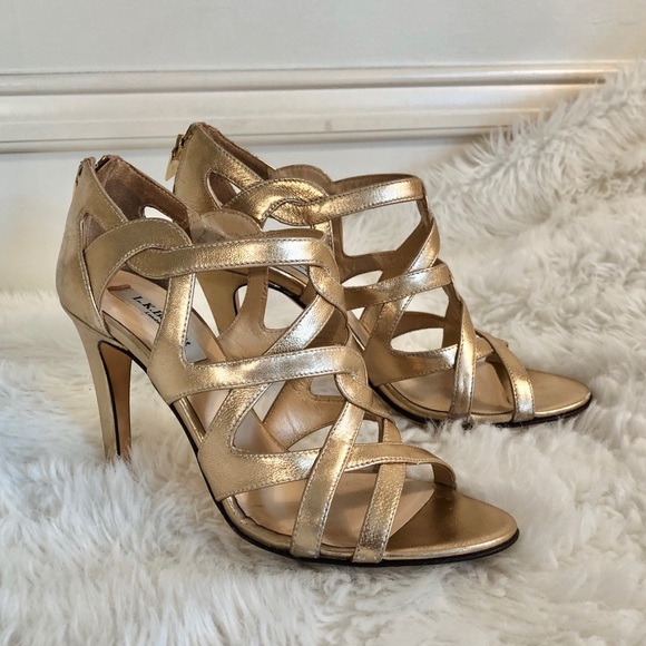 soft gold heels